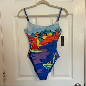 Colorful woman’s swimsuit